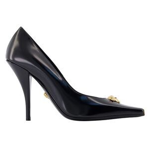 T.105 Pumps - Versace - Leather - Black